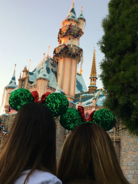 Christmassy Mouse Ears - Hide Disneyland under the Christmas Tree