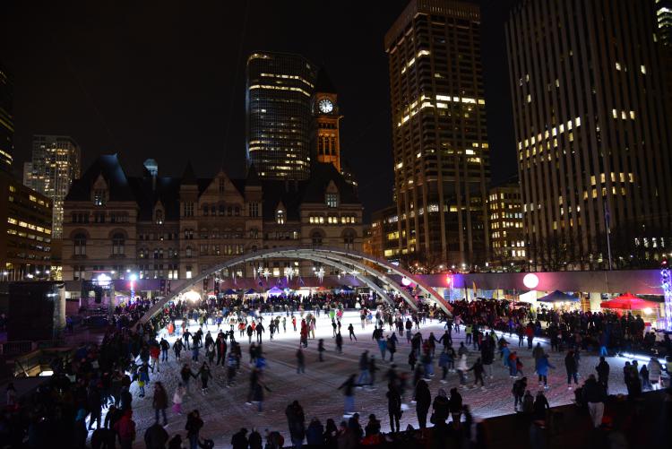 Nathan Phillips Square Photo gracieuseté de la ville de Toronto