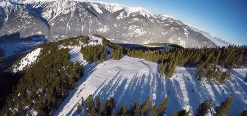 parapente d'hiver