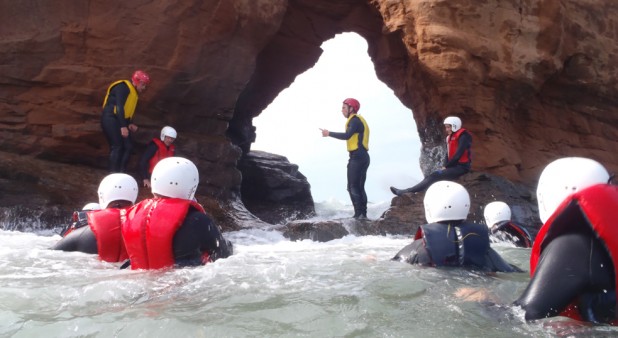 Caving on the Magdalen Islands - an intense way to explore the island's geography