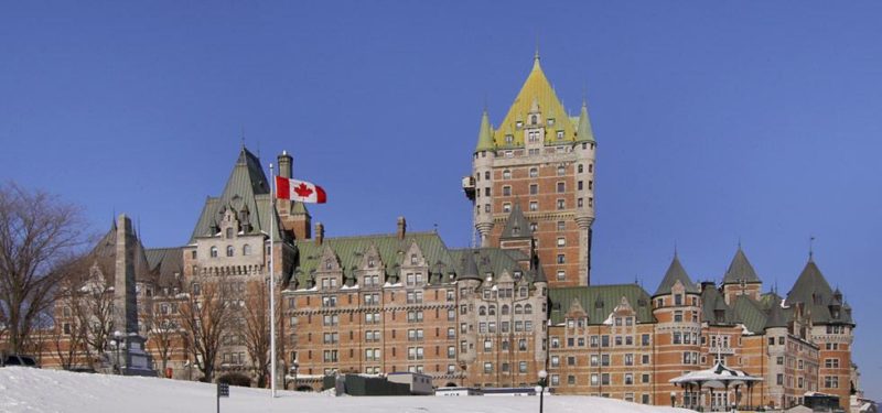 کینیڈا میں تاریخی ہوٹل Le Chateau Frontenac