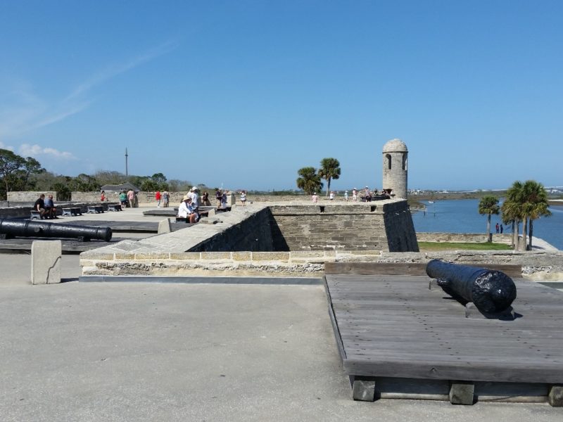 Gators, Gunpowder and Ghosts of St. Augustine, Florida - The Castillo is the most complete Spanish fort in North America with cannons, sentry towers and a moat. Photo by Debra Smith