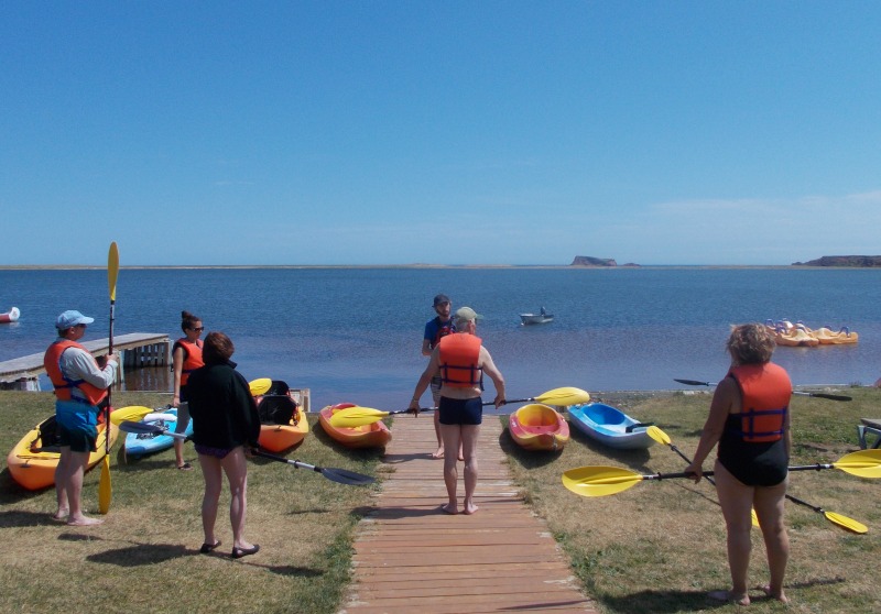 A Kayaking Tour at La Salicorne in the Magdalen Islands