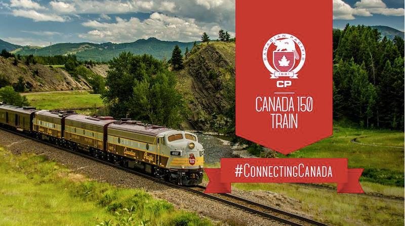 Отпразднуйте историю Канады и ее будущее на поезде CP Canada 150.