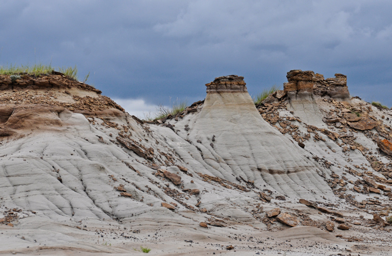 Parc provincial des dinosaures - hoodoos Photo Sue Mylde