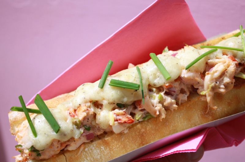 Salt Daddy Lobster Melt at Terry's Berries Food Truck in Charlottetown PIE 照片由 Helen Earley