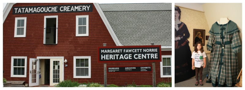 The Margaret Fawcett Heritage Centre in Tatamagouche , Nova Scotia has several fascinating exhibits including a room dedicated to giantess Anna Swan