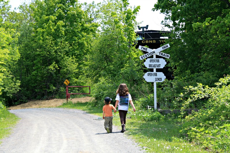 Train Station Inn, Tatamagouche, the walk from Creamery Square, photo by Helen Earley