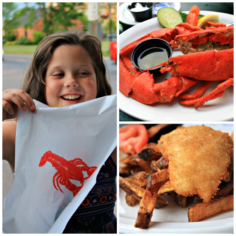 Water Prince Corner Shop Lobster PEI é um ótimo lugar para comer com crianças. Lagosta lfresh gostoso, refeições para crianças com preços razoáveis. Foto de Helen Earley