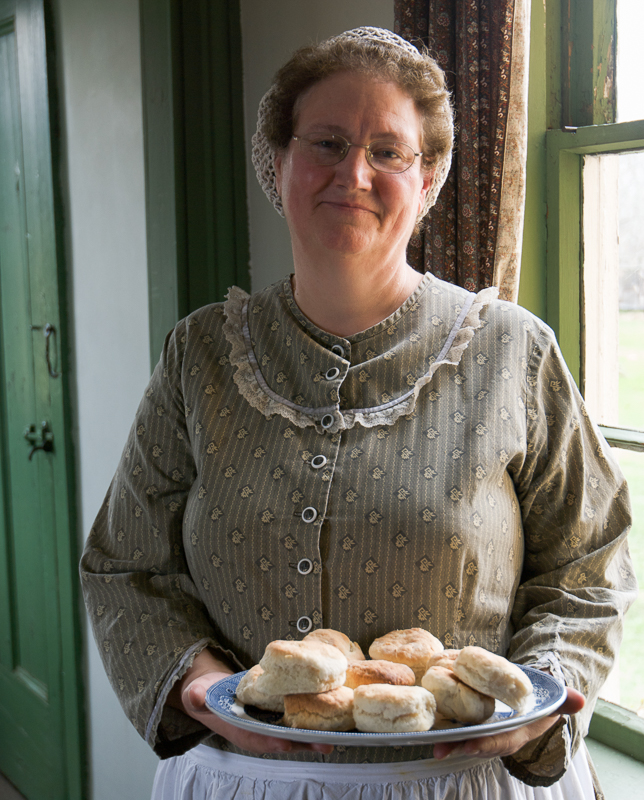 Mrs. Perley's prize-winning biscuits. Photo Jan Napier