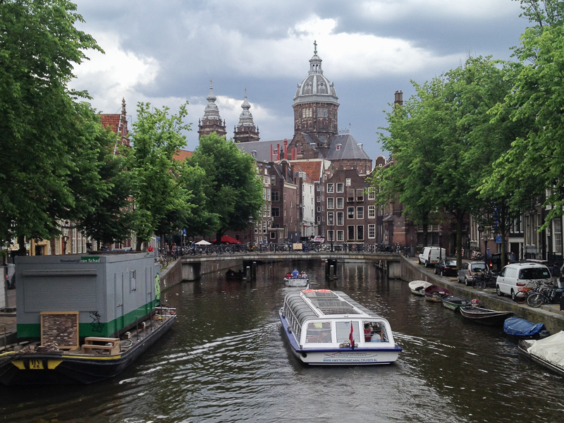 Cruzeiro pelo Canal de Amsterdã - Foto Jan Napier - Foto Jan Napier