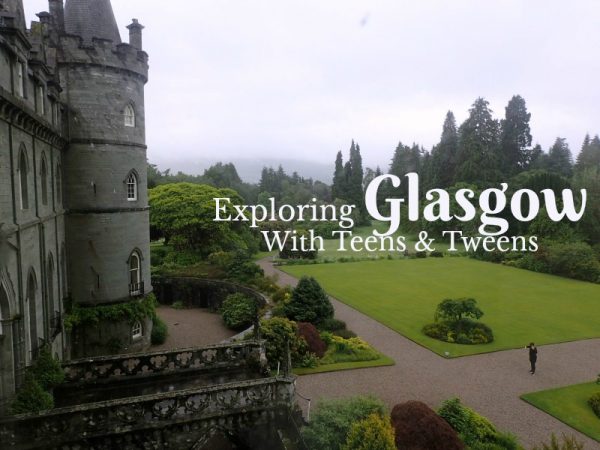 十代の若者たちとトゥイーンとグラスゴーを探索する機能-グラスゴーはスコットランドの日帰り旅行インヴァレリー城を発見します-写真シェリーキャメロンマッカロン