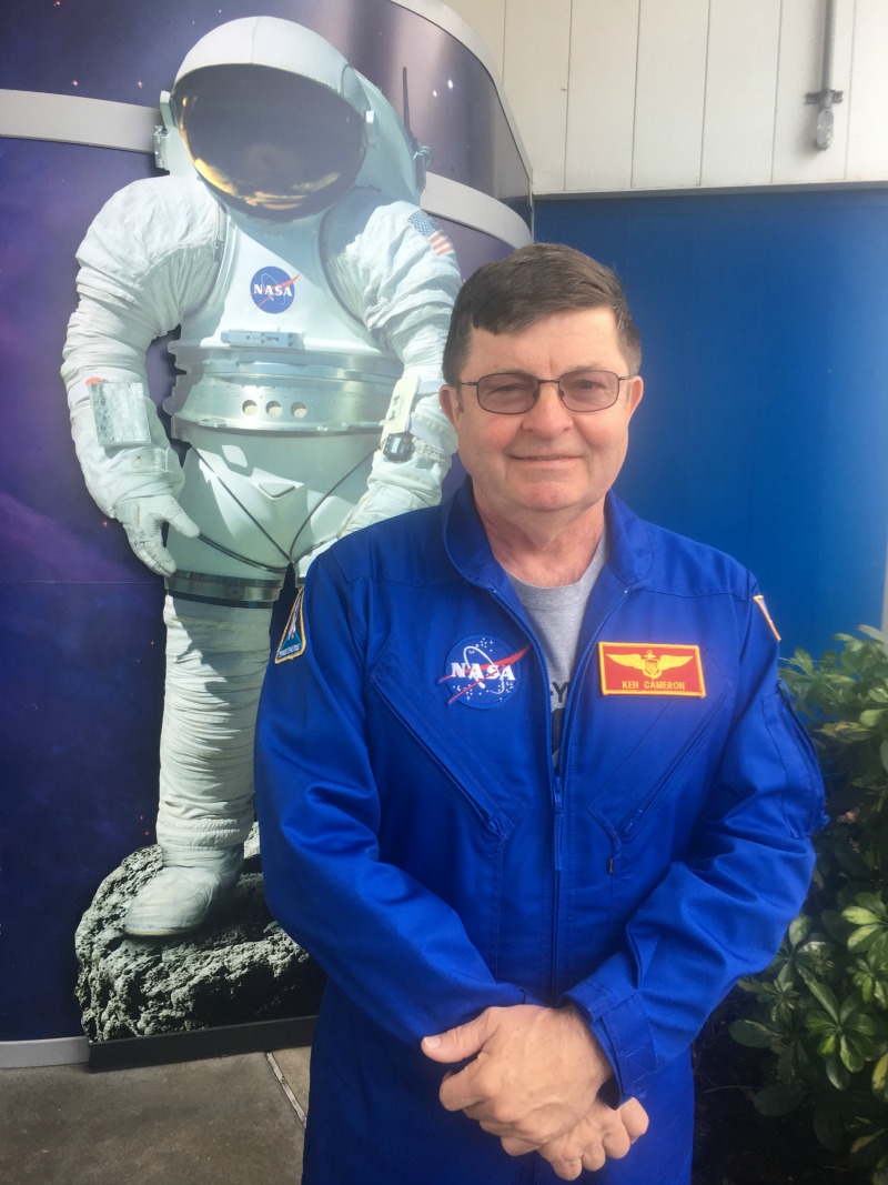 Kennedy Space Center - Here's your chance to meet astronauts like Ken Cameron who flew with Chris Hatfield - photo Debra Smith