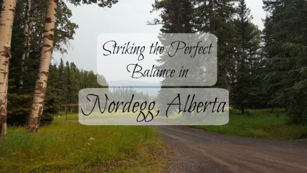 Das perfekte Gleichgewicht finden in Nordegg Alberta