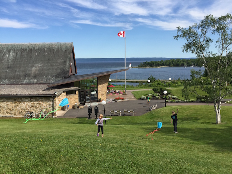 Kites at Alexander Graham Bell Museum