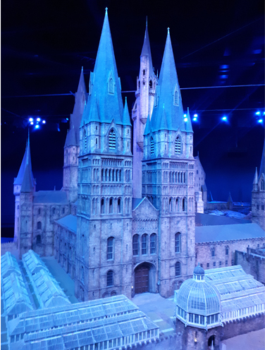 Modelo do Castelo de Hogwarts - Foto Sabrina Pirillo