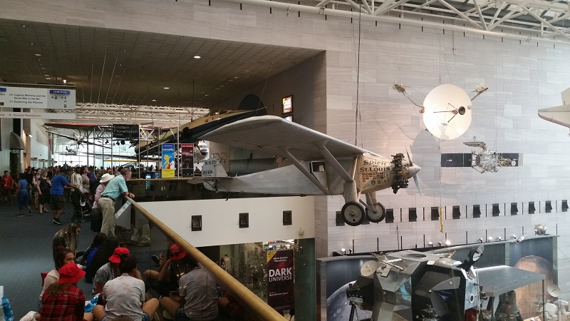 Washington DC - Lindbergh's Spirit of St Louis at the National Air and Space Museum - photo Debra Smith