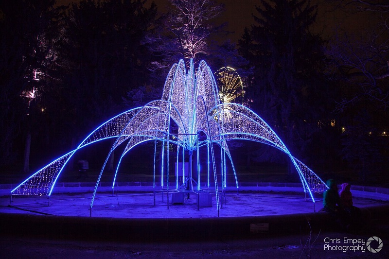 Niagara Falls Lights Winter Festival of Lights 크레딧 Chris Empey