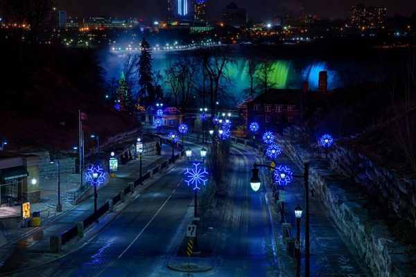 Winterfest der Lichter an den Niagarafällen Credit Winterfest der Lichter