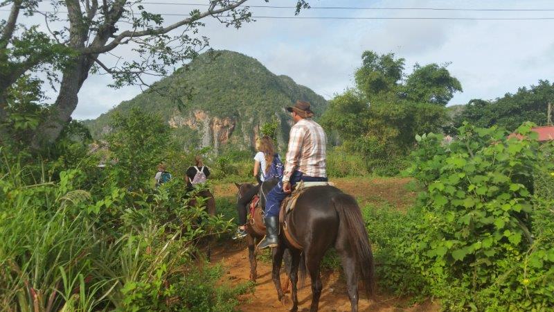 Faire le tour de la vallée de Vinales à cheval est facile à organiser - photo Debra Smith