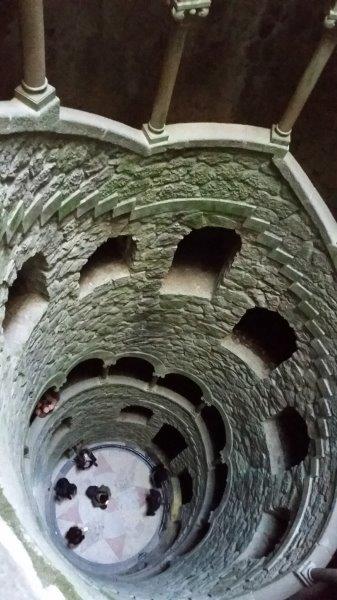 A secret gallery at Quinta da Regaleira palace - photo by Debra Smith