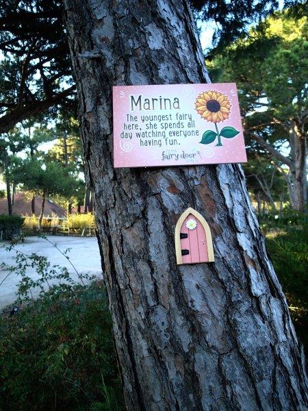 Fairy houses, part of the magic for children at Martinhal - photo Debra Smith
