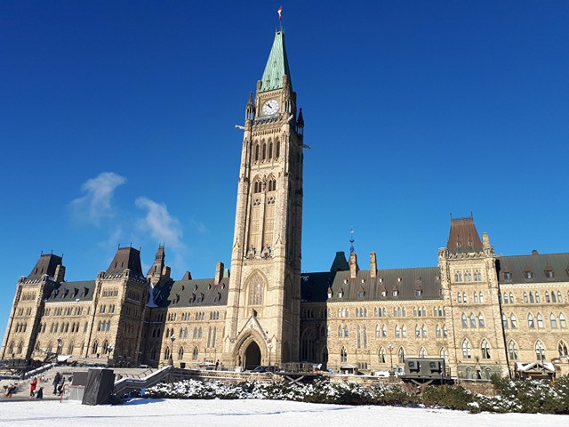 Parliament Hill in Ottawa – Bildnachweis Parliament Hill