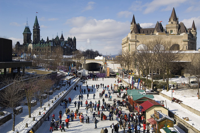 Canal Rideau - Crédito de la foto Turismo de Ottawa