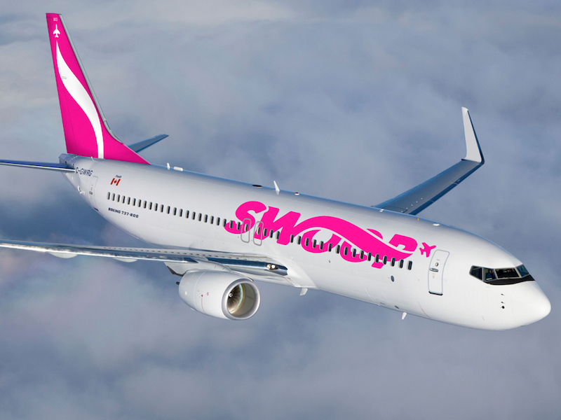 Swoop Canadá Aerolínea de ultra bajo costo