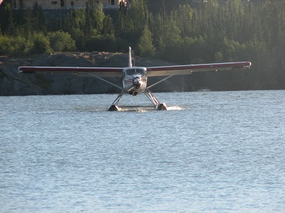 Float Plane on Back Bay - Photo: JS Dinham