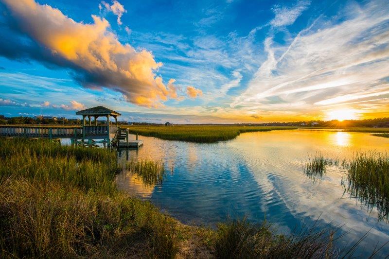 Marais à Murrells Inlet Photo publiée avec l'aimable autorisation de Visit Myrtle Beach