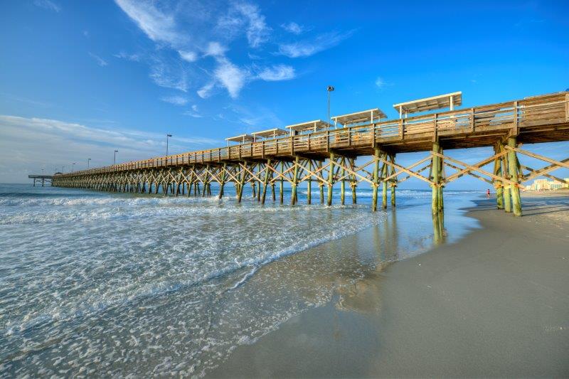 Jetée de Mrytle Beach - Photo publiée avec l'aimable autorisation de Visit Myrtle Beach