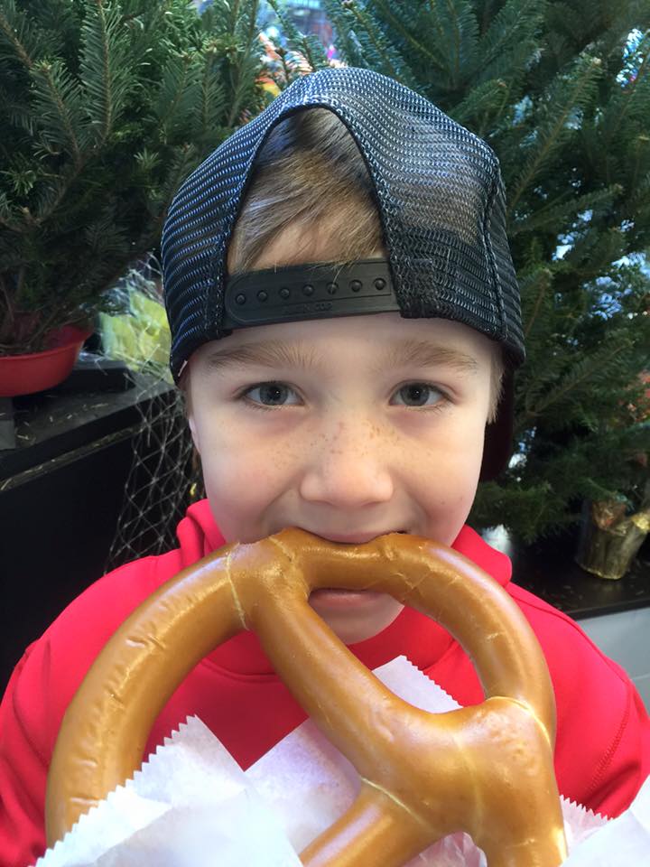 Nothing better than a NYC street pretzel. Photo Paige McEachren