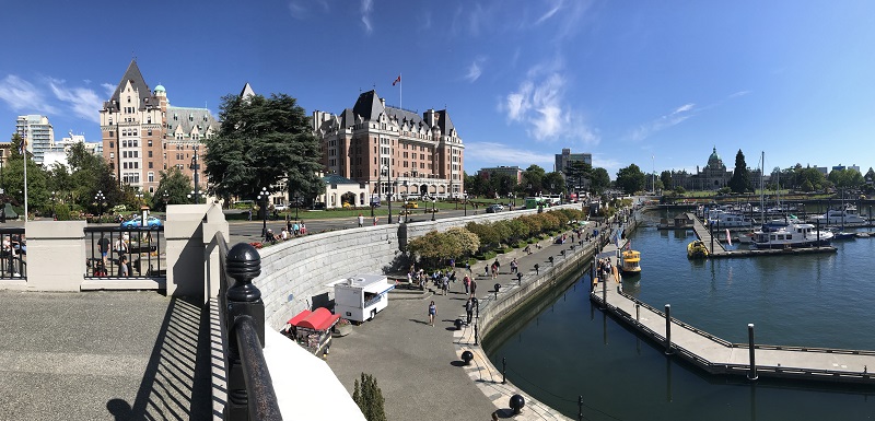 View of Empress from Inner Harbour Photo MV