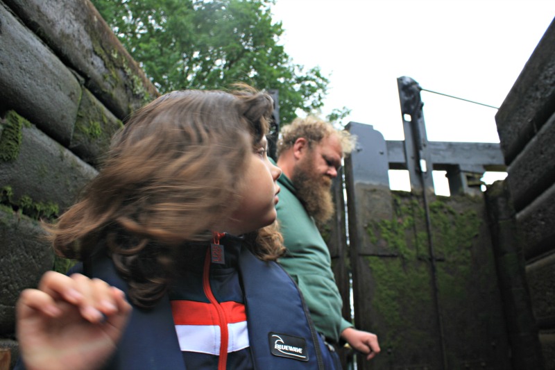 Scared at Bosley Lock