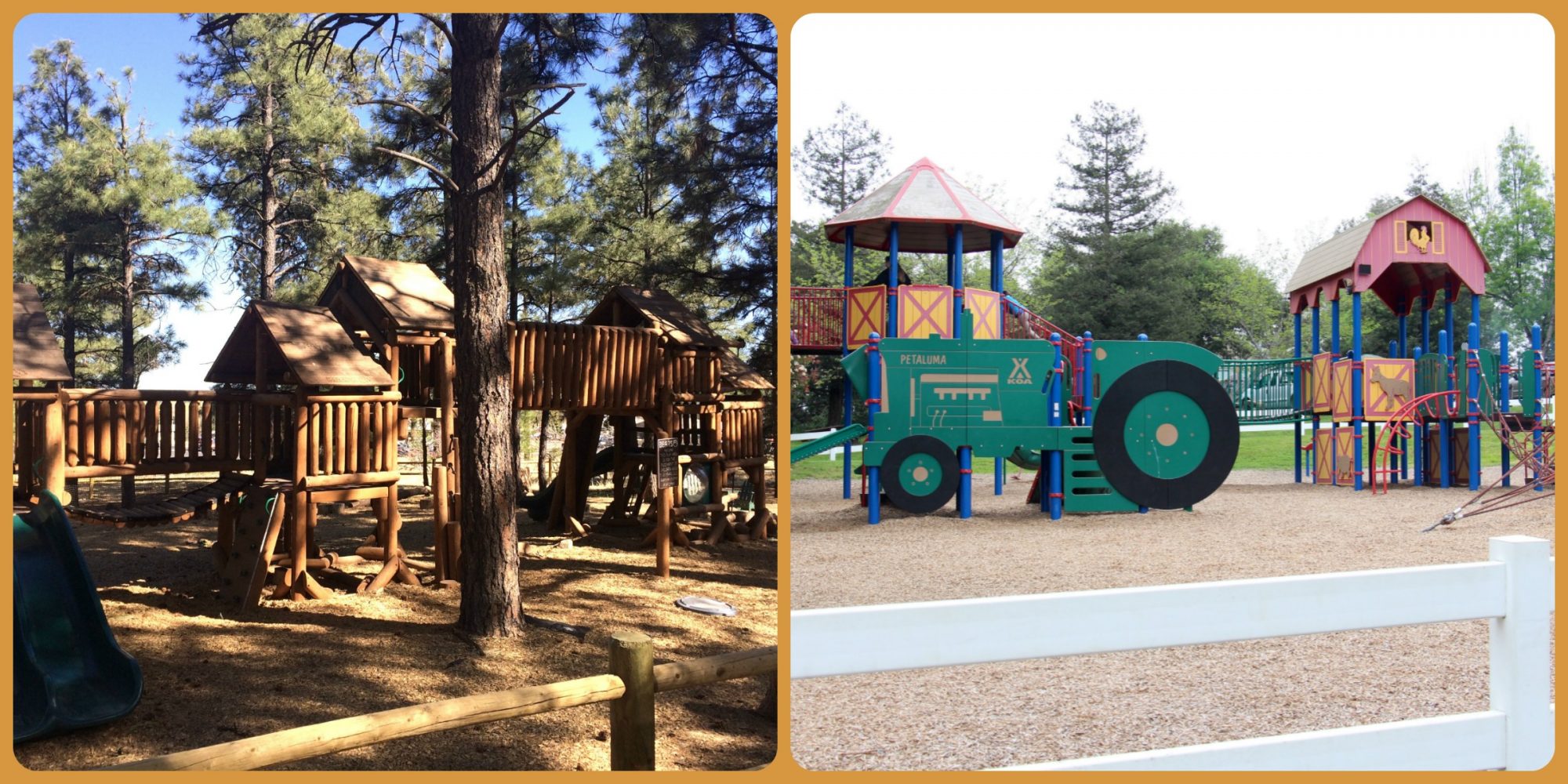 KOA Cabins Collage (Family Fun Canada)