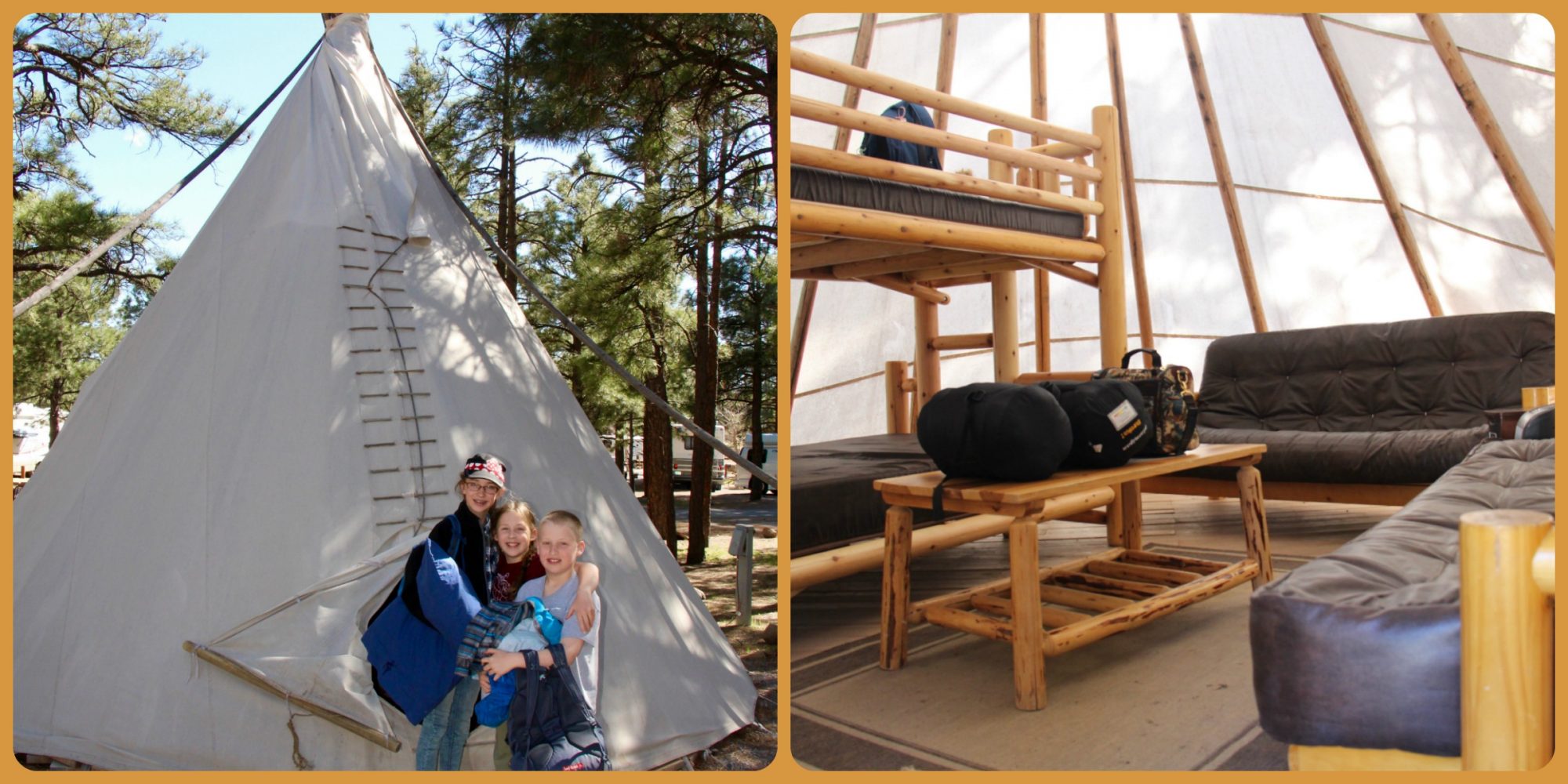 KOA Cabins Collage (Family Fun Canada)