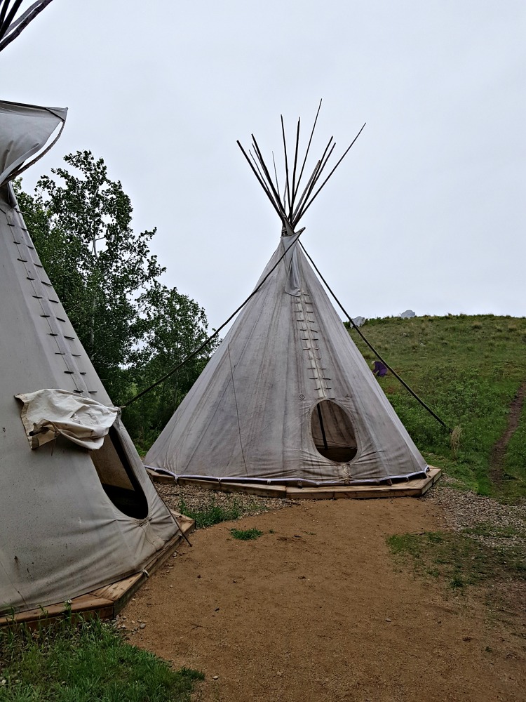 Wanuskewin Tipi-Übernachtung