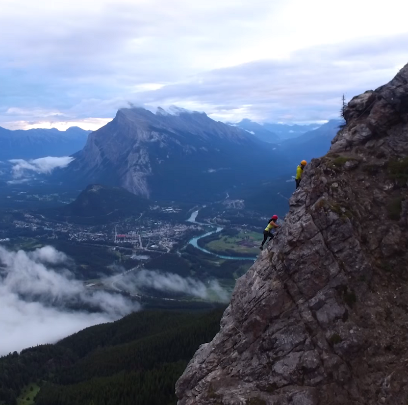 Aventures aériennes - via ferrata Banff Mount Norquay