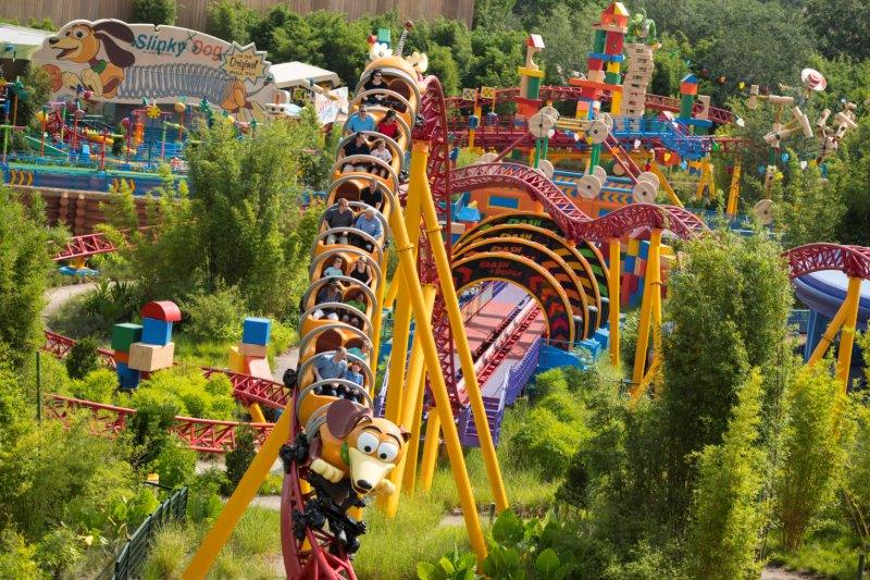 Roller Coaster Day Slinky Dog Dash - Photo Credit Disney World