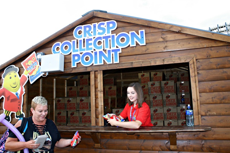 Crisp Collection Point at Tayto Park in Dublin by Helen Earley