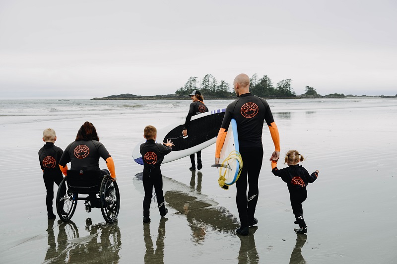 Darnell Family Surfing in Tofino Bracey Photography