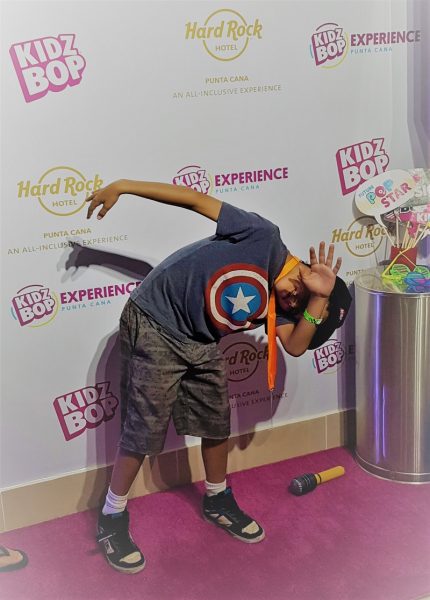 Kidz Bop Experience Hard Rock Punta Cana - A little Dab for the paparazzi on the pink carpet