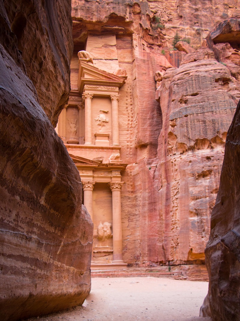 The Siq Canyon at Petra - Paula Worthington