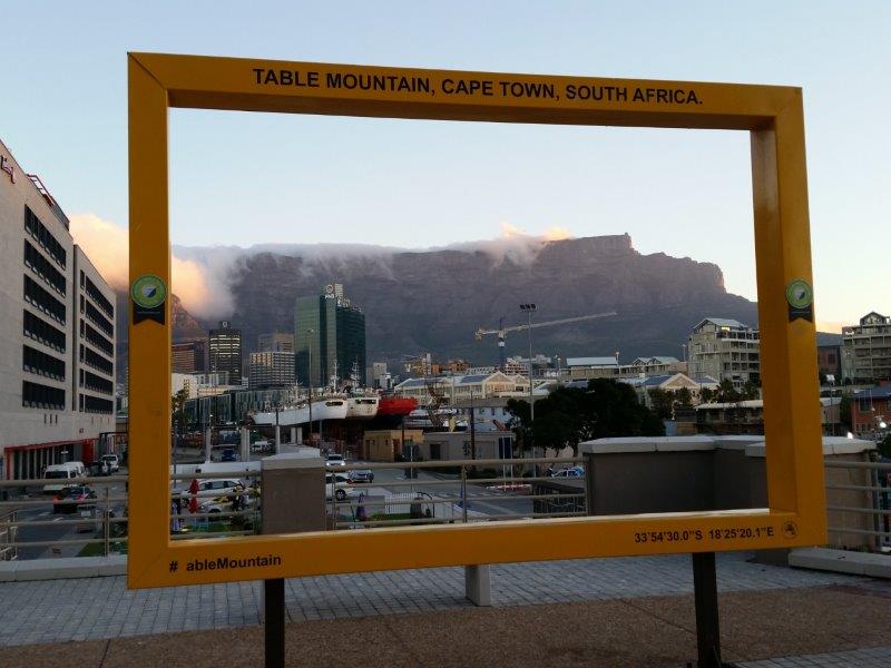 The V&A Waterfront has a place for your selfie - photo Debra Smith