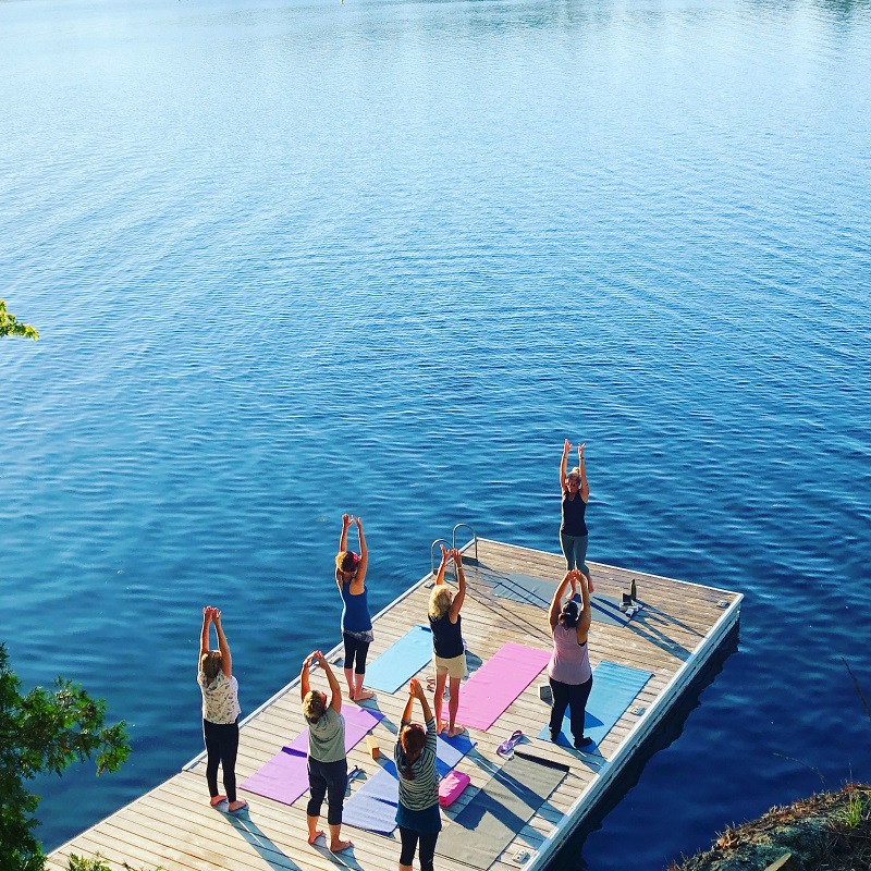 Muelle de Muskoka Yoga