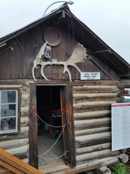 There was a real Sam McGee and his cabin is in the MacBride Museum - photo by Debra Smith