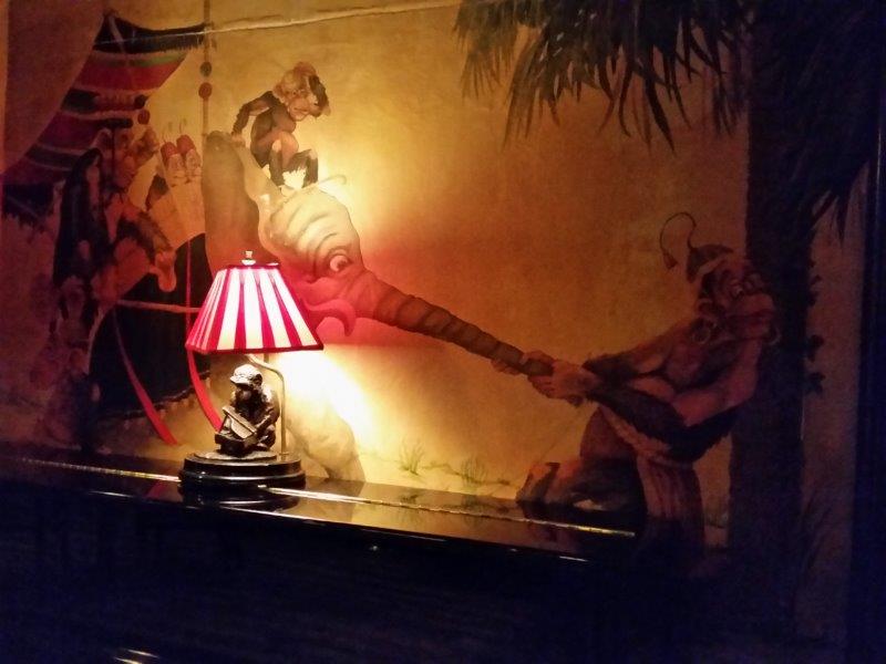 Don't miss the murals in the Monkey Bar - photo Debra Smith