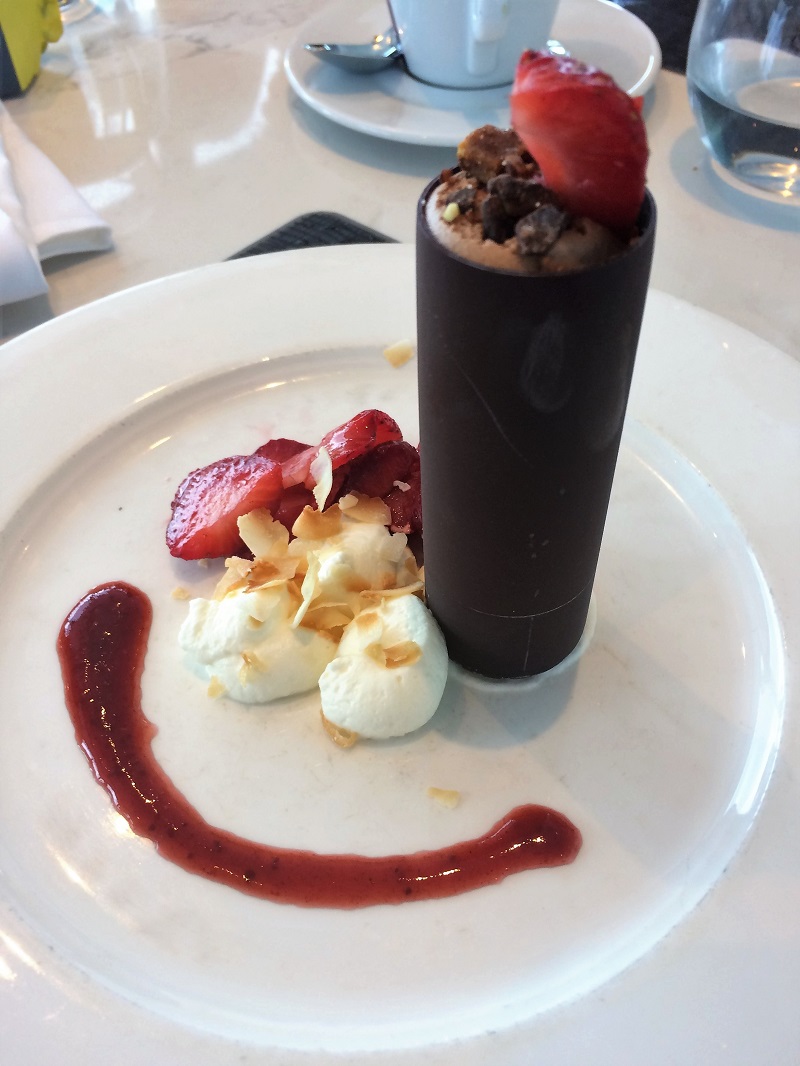 Delicioso postre en 360 Restaurant - Foto Shelley Cameron McCarron