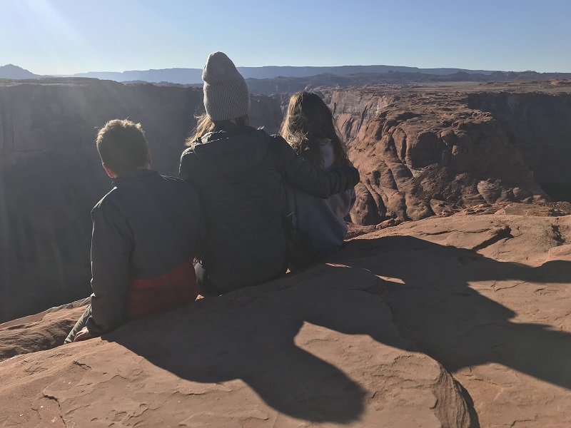 Um 'momento uau' em Horseshoe Bend perto de Page, Arizona._photo por Blake Ford